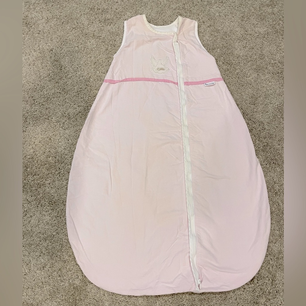 BABYINABAG Summer Cotton Sleeping Bag Medium Pink 10-24 Months